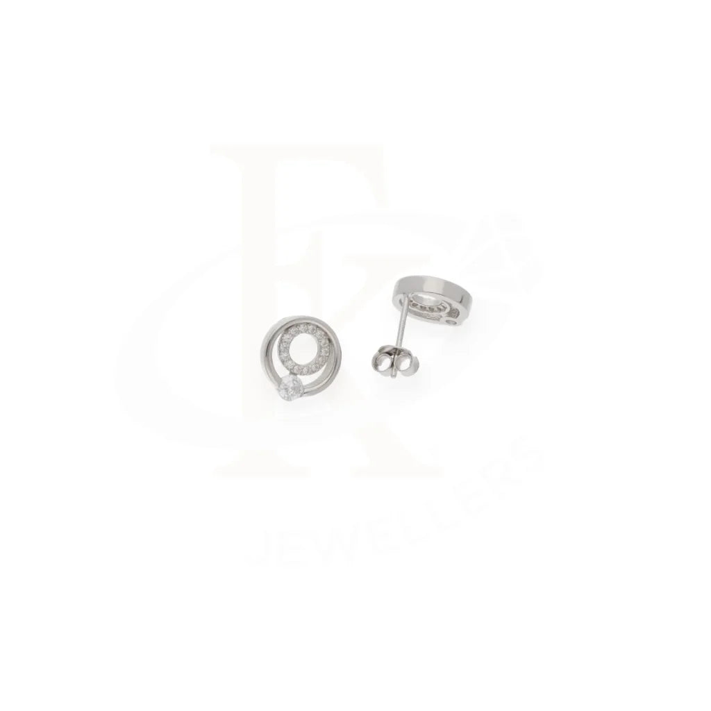 Sterling Silver 925 Brave Stud Earrings - Fkjernsl7978