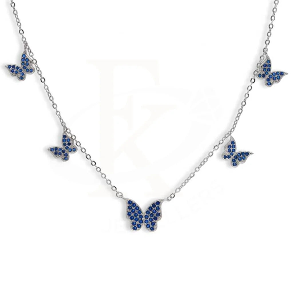 Sterling Silver 925 Butterflies Necklace - Fkjnklsl2977 Necklaces