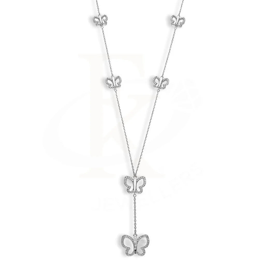 Italian Silver 925 Butterfly Necklace - Fkjnklsl2666 Necklaces