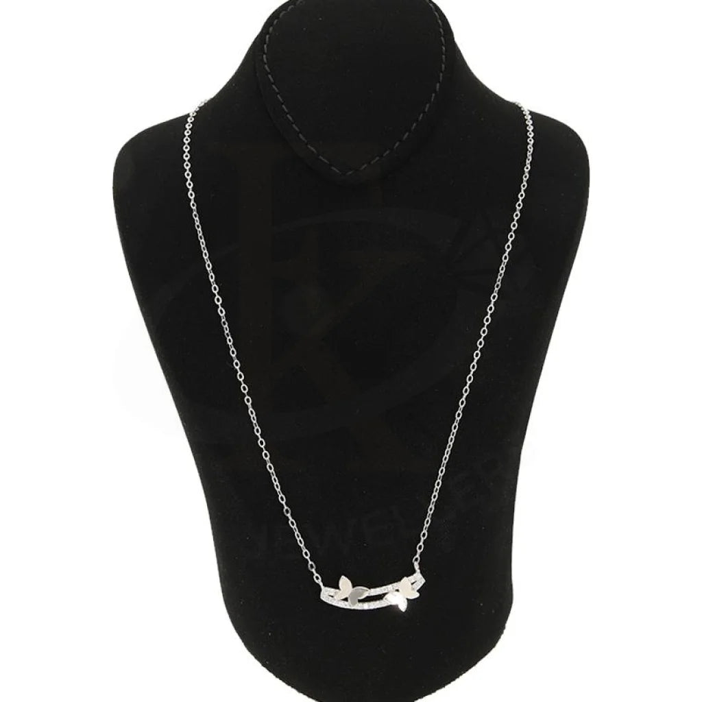 Italian Silver 925 Butterfly Necklace - Fkjnklsl2677 Necklaces