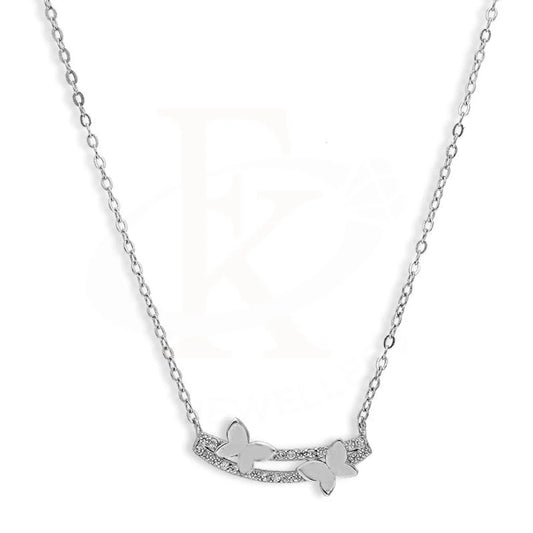 Italian Silver 925 Butterfly Necklace - Fkjnklsl2677 Necklaces