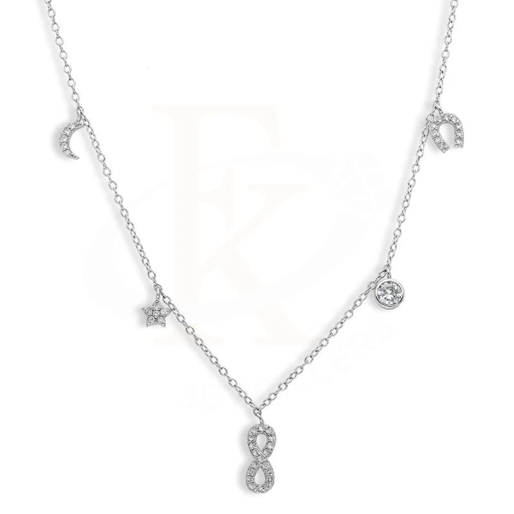 Italian Silver 925 Charm Necklace - Fkjnklsl2679 Necklaces