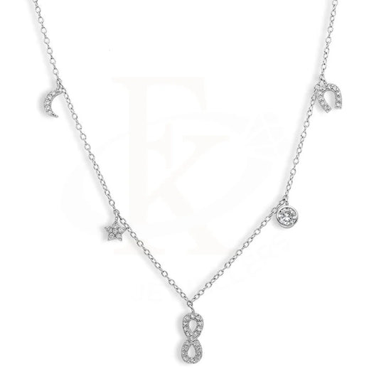 Italian Silver 925 Charm Necklace - Fkjnklsl2679 Necklaces