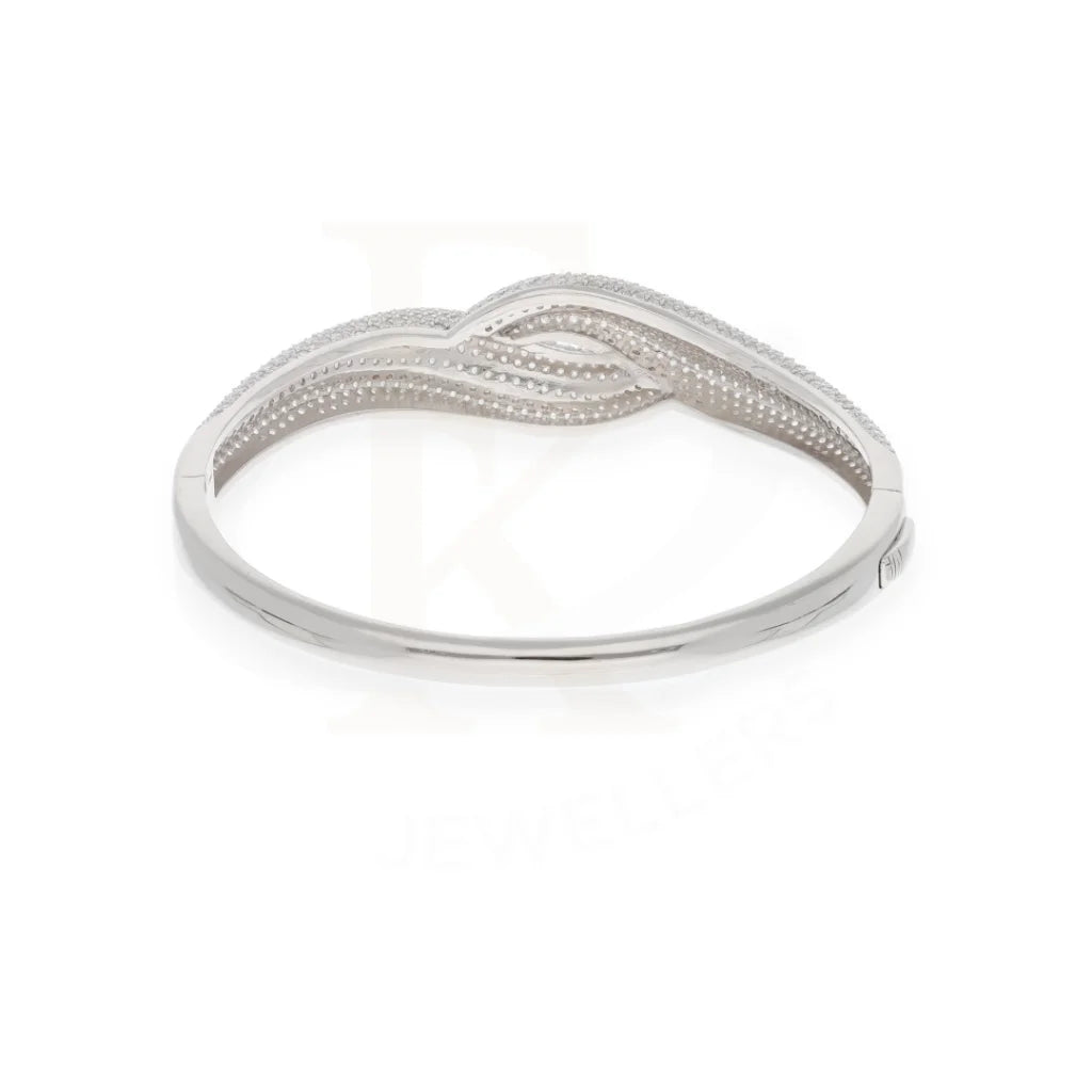 Beautiful Sterling Silver 925 Cozy In Love Bangle (20.300 Approx 