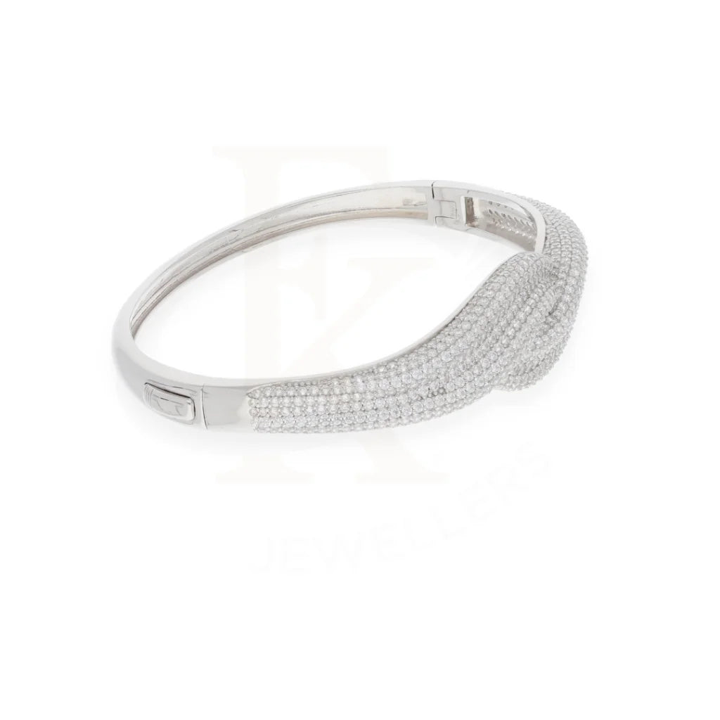 Beautiful Sterling Silver 925 Cozy In Love Bangle (20.300 Approx 