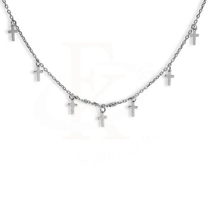 Sterling Silver 925 Cross Shaped Necklace - Fkjnklsl2971 Necklaces