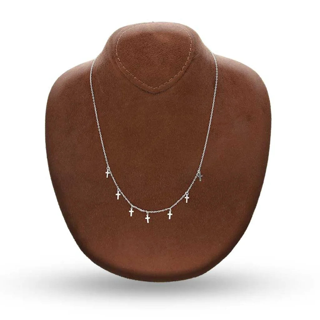 قلادة على شكل صليب من الفضة الإسترلينية عيار 925 - قلادات Fkjnklsl2971