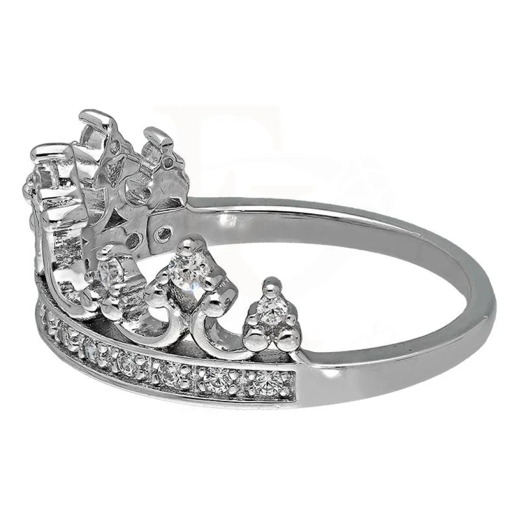 Italian Silver 925 Crown Shaped Ring - Fkjrnsl2936 Rings