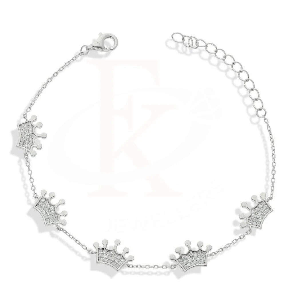 Italian Silver 925 Crowns Bracelet - Fkjbrlsl2320 Bracelets