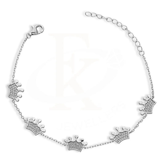 Italian Silver 925 Crowns Bracelet - Fkjbrlsl2605 Bracelets