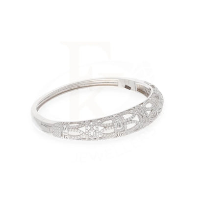 Sterling Silver 925 Cubic Zircon Bangle - Fkjbngsl7929 Bangles