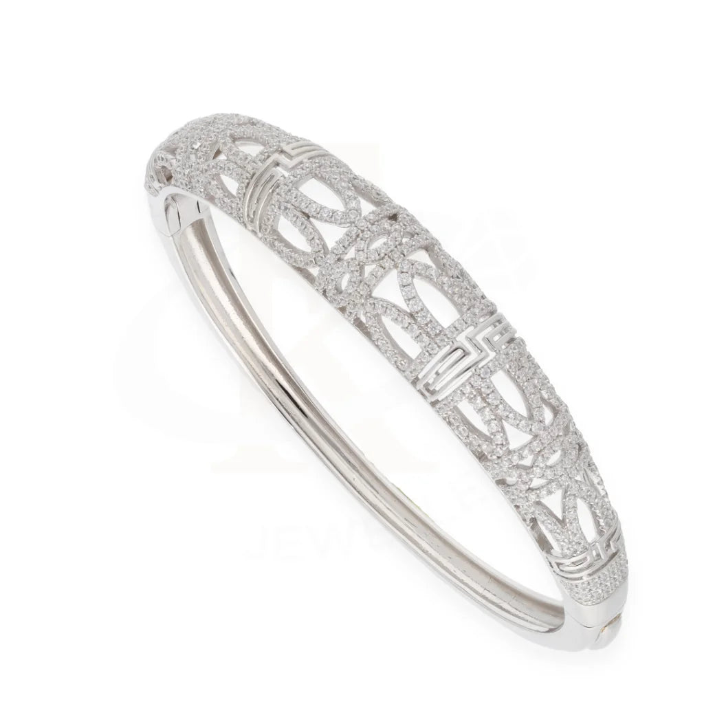 Sterling Silver 925 Cubic Zircon Bangle - Fkjbngsl7929 Bangles