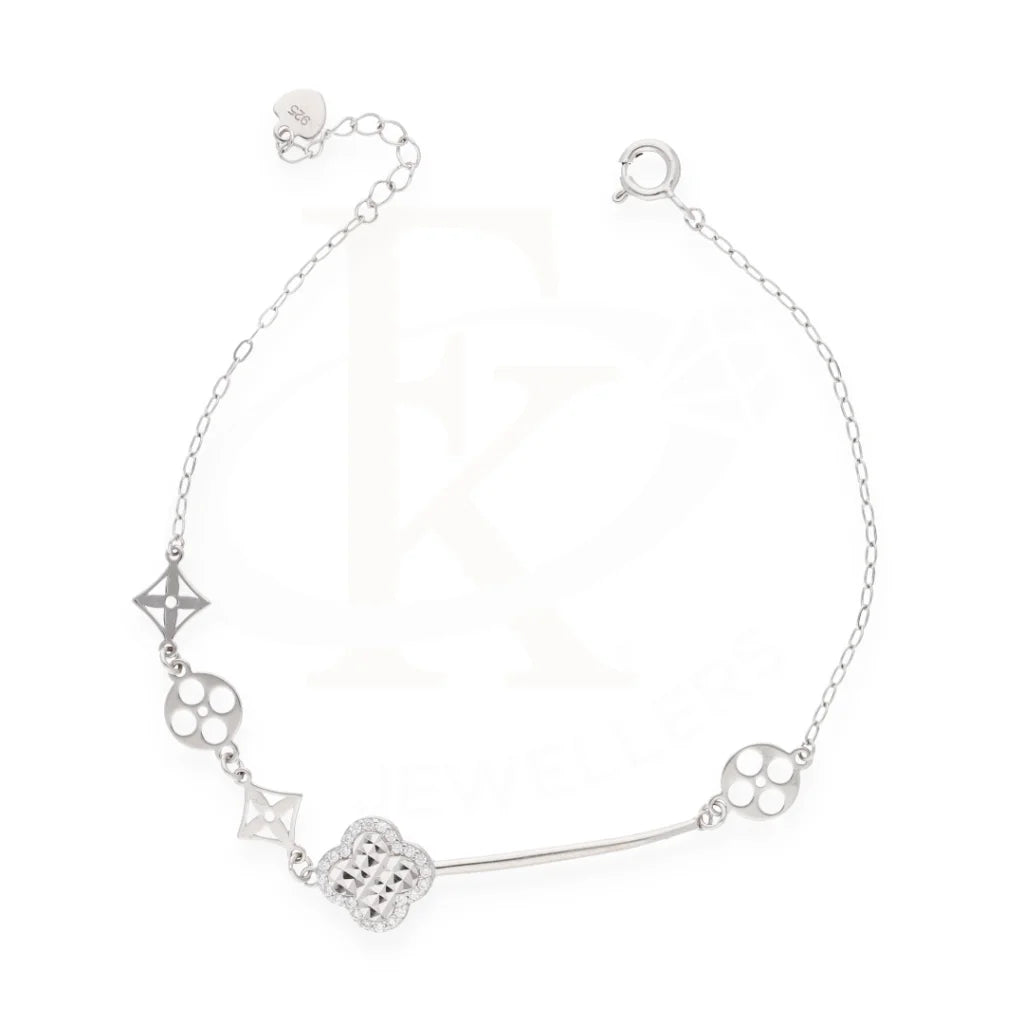 Sterling Silver 925 Cubic Zirconia Bracelet - Fkjbrlsl8079 Bracelets