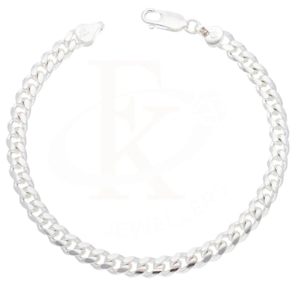 Sterling Silver 925 Curb Link Chains Bracelet - Fkjbrlsl8646 Bracelets