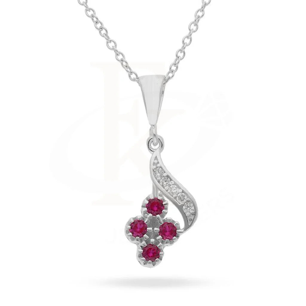 Italian Silver 925 Elegant Pendant Set (Necklace Earrings And Ring) - Fkjnklstsl2122 Sets