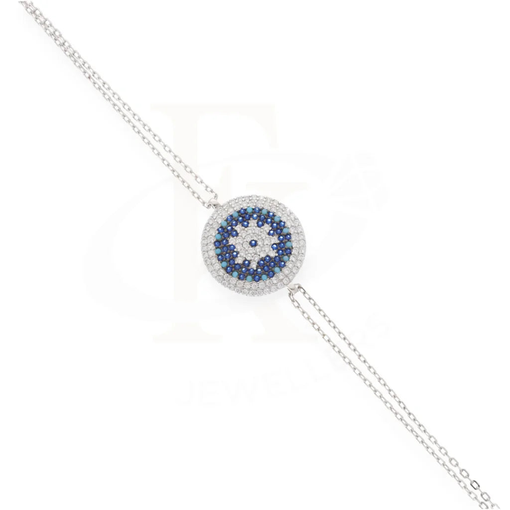 Sterling Silver 925 Evil Eye Charm Bracelet - Fkjbrlsl8058 Bracelets