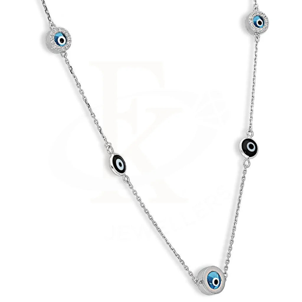 Italian Silver 925 Evil Eye Necklace - Fkjnklsl2642 Necklaces