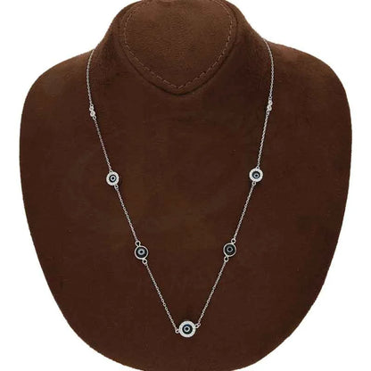 Italian Silver 925 Evil Eye Necklace - Fkjnklsl2642 Necklaces