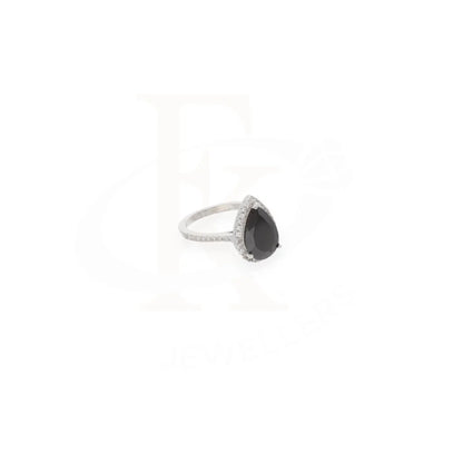 Sterling Silver 925 Faceted Black Topaz Mens Solitaire Ring - Fkjrnsl8292 Rings