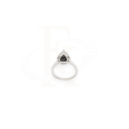 Sterling Silver 925 Faceted Black Topaz Mens Solitaire Ring - Fkjrnsl8292 Rings