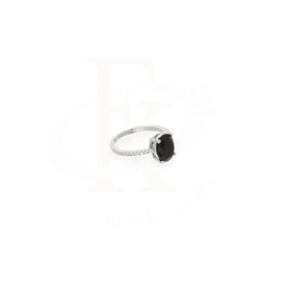 Sterling Silver 925 Faceted Black Topaz Mens Solitaire Ring - Fkjrnsl8294 Rings