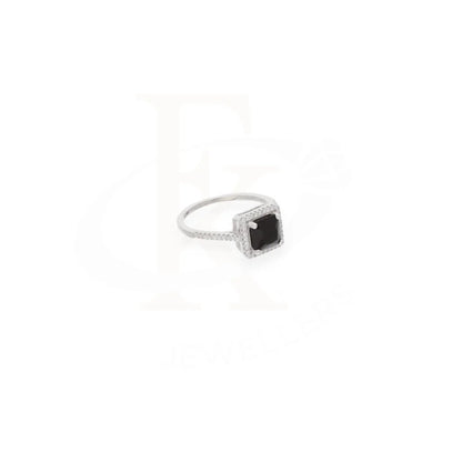 Sterling Silver 925 Faceted Black Topaz Mens Solitaire Ring - Fkjrnsl8295 Rings