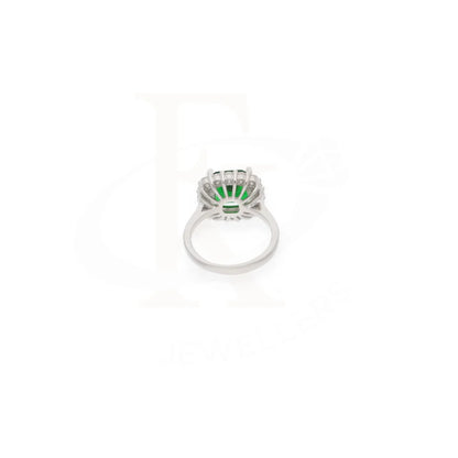 Sterling Silver 925 Faceted Green Topaz Mens Solitaire Ring - Fkjrnsl8278 Rings