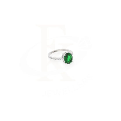 Sterling Silver 925 Faceted Green Topaz Mens Solitaire Ring - Fkjrnsl8282 Rings