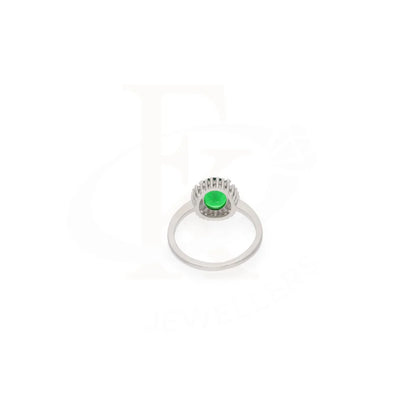 Sterling Silver 925 Faceted Green Topaz Mens Solitaire Ring - Fkjrnsl8284 Rings