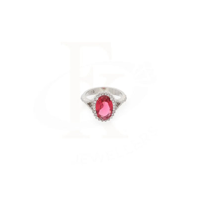 Sterling Silver 925 Faceted Red Topaz Mens Solitaire Ring - Fkjrnsl8266 Rings