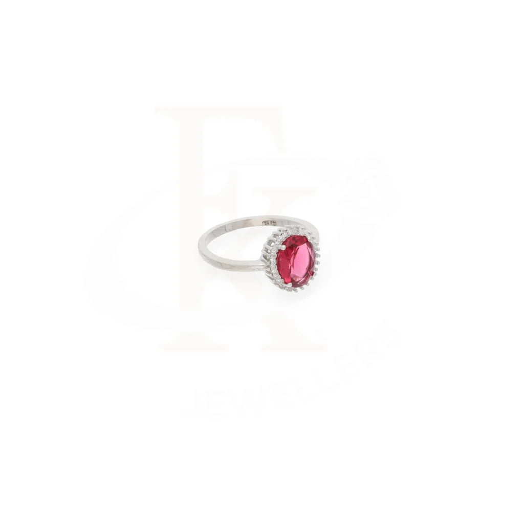 Sterling Silver 925 Faceted Red Topaz Mens Solitaire Ring - Fkjrnsl8267 Rings