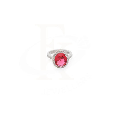 Sterling Silver 925 Faceted Red Topaz Mens Solitaire Ring - Fkjrnsl8274 Rings