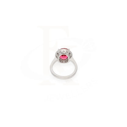 Sterling Silver 925 Faceted Red Topaz Mens Solitaire Ring - Fkjrnsl8274 Rings