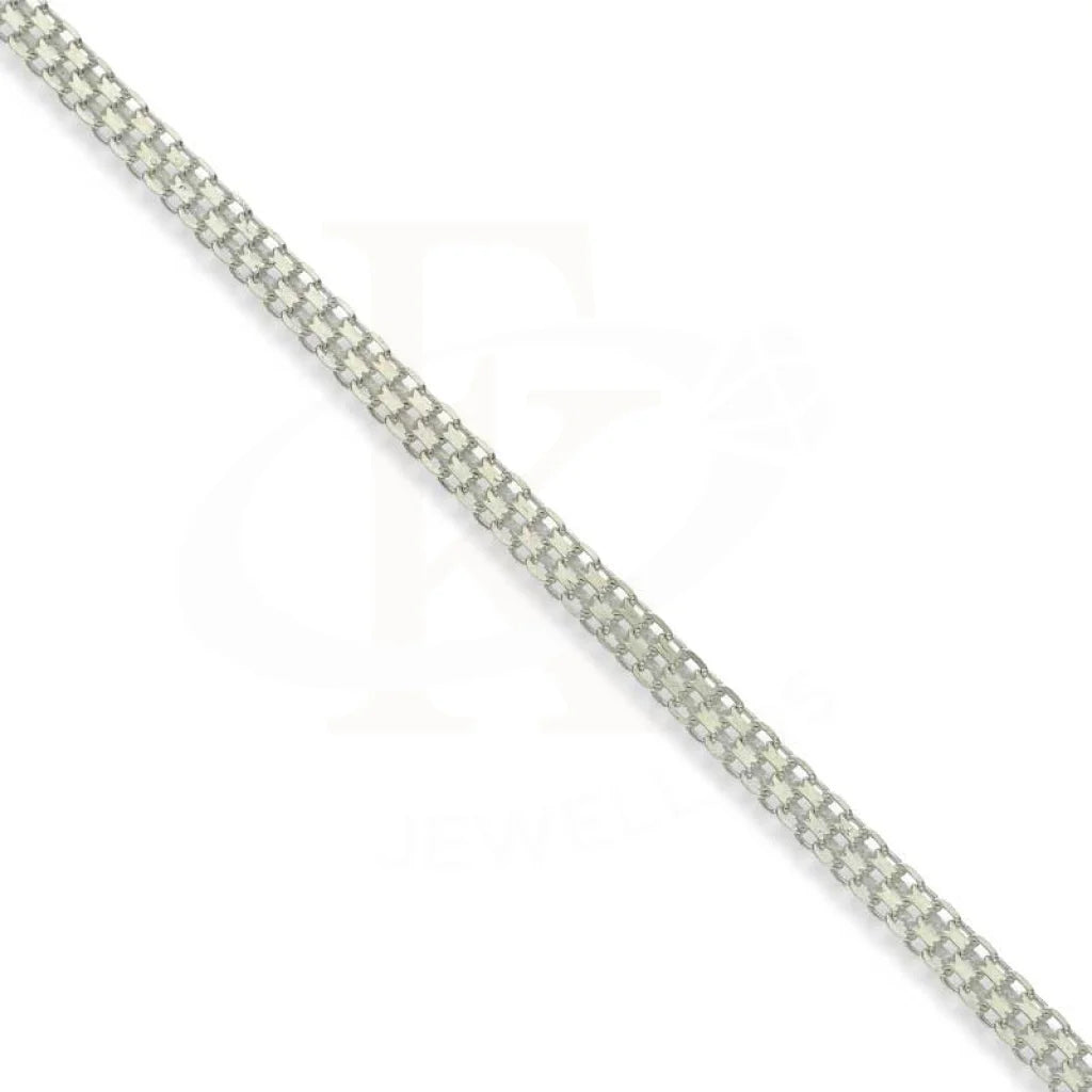 Sterling Silver 925 Flat Chain Bracelet - Fkjbrlsl2960 Bracelets