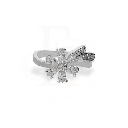 Sterling Silver 925 Flower Shaped Ring - Fkjrnsl3691 Rings