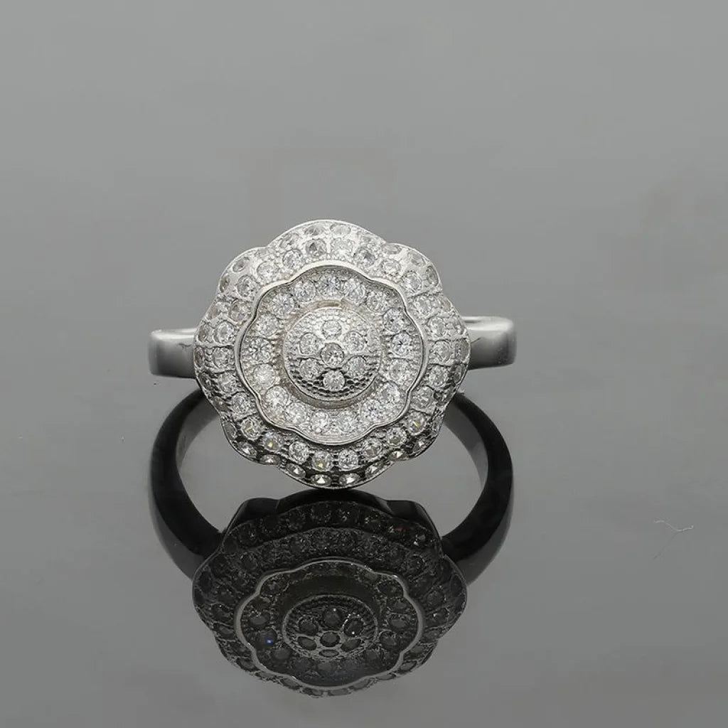 Sterling Silver 925 Flower Shaped Ring - Fkjrnsl3692 Rings