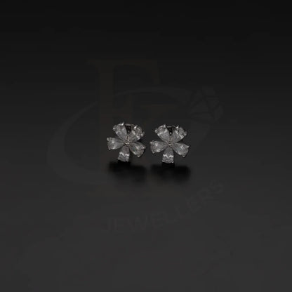 Sterling Silver 925 Flower Stud Earrings - Fkjernsl7970
