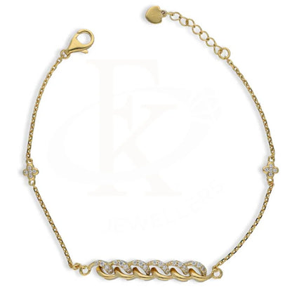 Sterling Silver 925 Gold Plated Bracelet - Fkjbrlsl2825 Bracelets