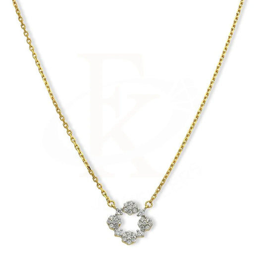 Italian Silver 925 Gold Plated Necklace - Fkjnklsl2596 Necklaces