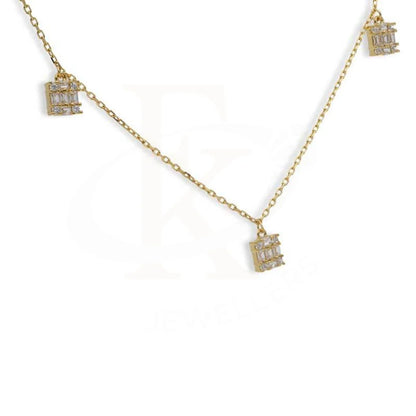 Sterling Silver 925 Gold Plated Necklace - Fkjnklsl2930 Necklaces