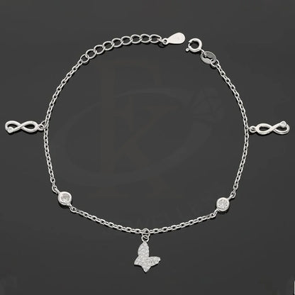 Italian Silver 925 Hanging Butterfly And Infinity Bracelet - Fkjbrlsl2618 Bracelets