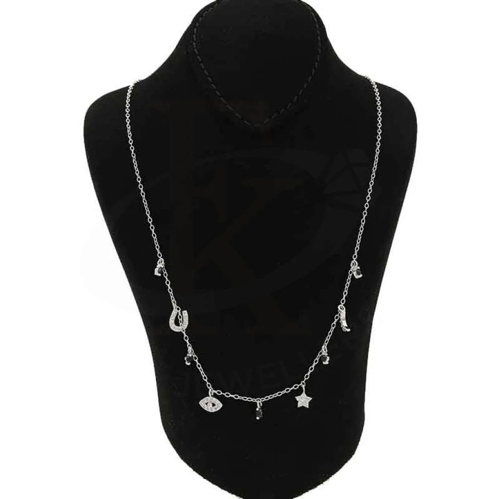 Italian Silver 925 Hanging Charm Necklace - Fkjnklsl2643 Necklaces