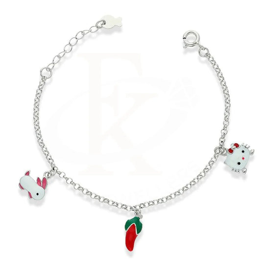 Italian Silver 925 Hanging Charms Bracelet - Fkjbrlsl2289 Bracelets