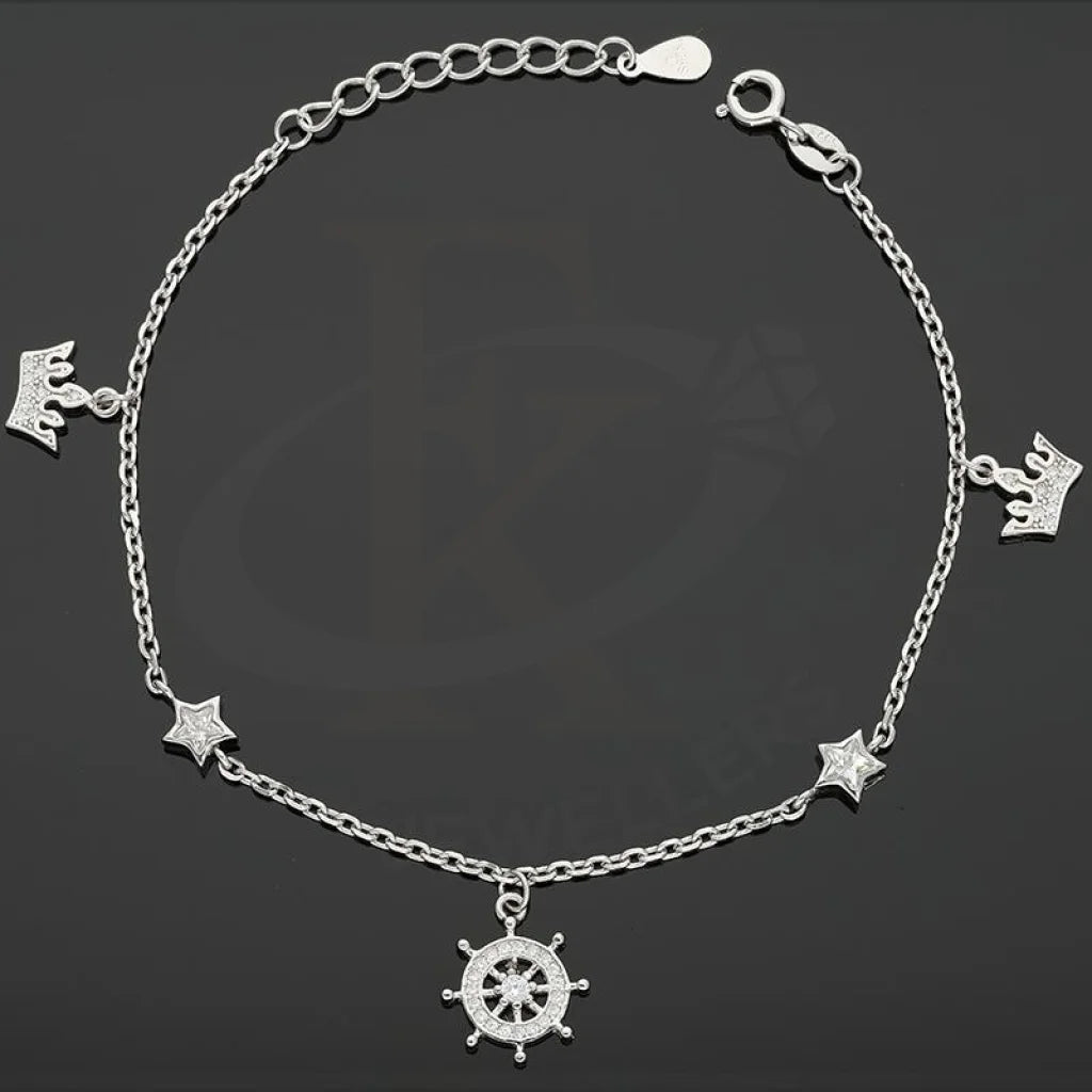 Italian Silver 925 Hanging Charms Bracelet - Fkjbrlsl2617 Bracelets