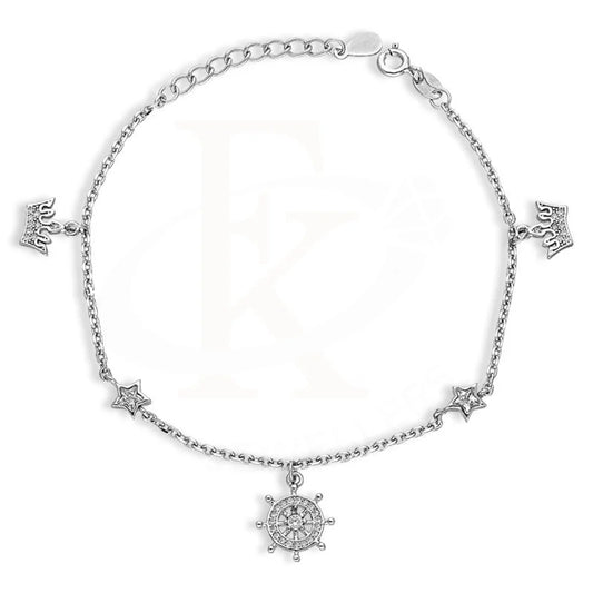 Italian Silver 925 Hanging Charms Bracelet - Fkjbrlsl2617 Bracelets