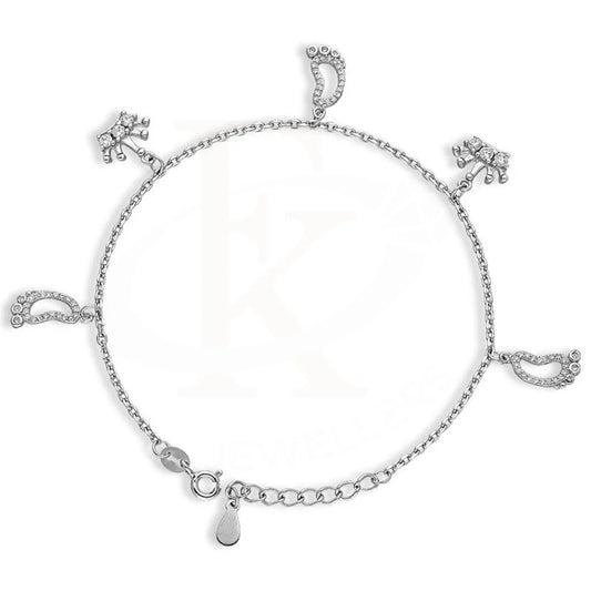 Italian Silver 925 Hanging Charms Bracelet - Fkjbrlsl2634 Bracelets