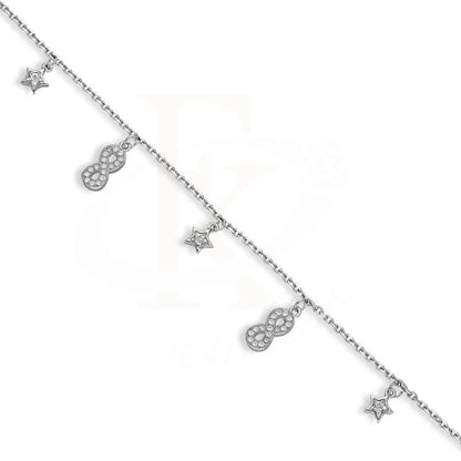 Italian Silver 925 Hanging Star And Infinity Bracelet - Fkjbrlsl2616 Bracelets