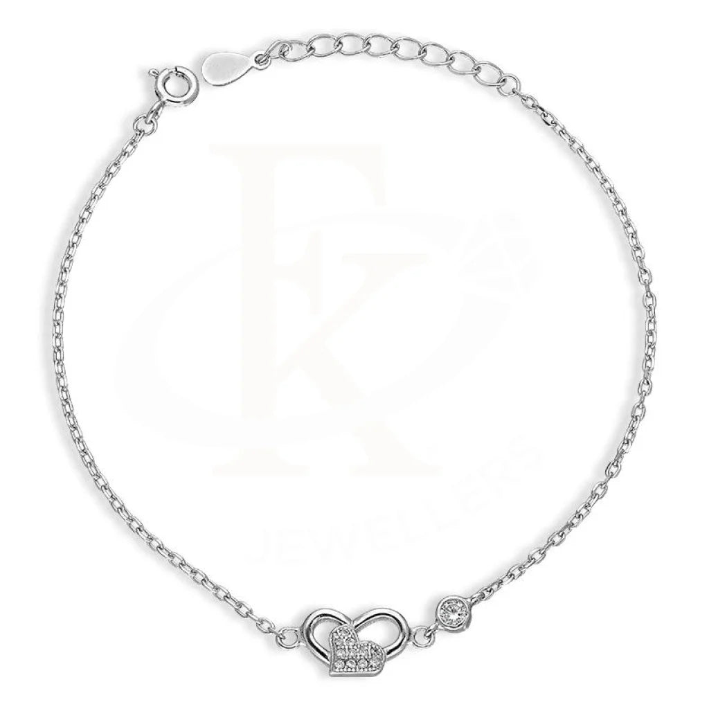 Italian Silver 925 Heart Bracelet - Fkjbrlsl2613 Bracelets