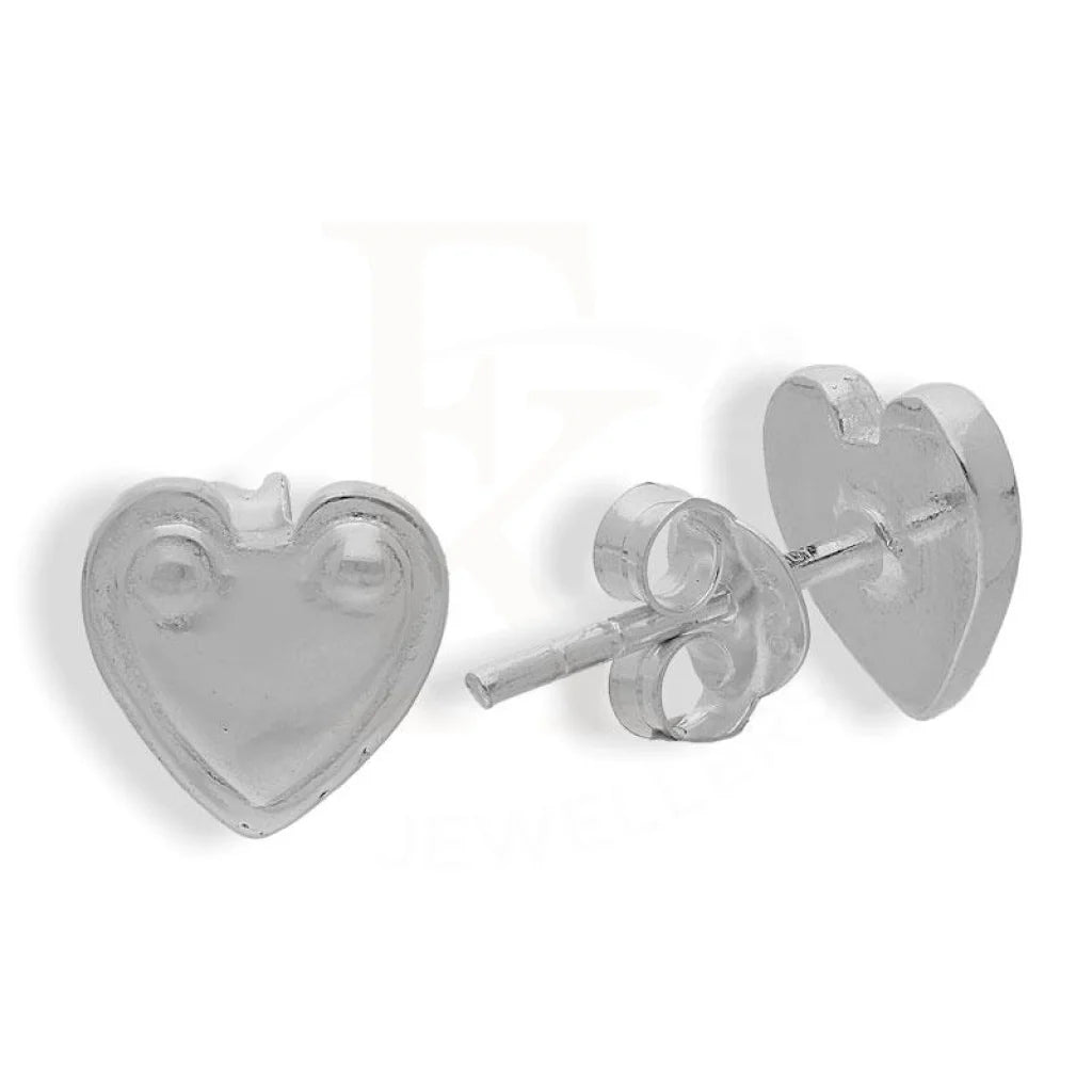 Italian Silver 925 Heart Earrings - Fkjernsl2199