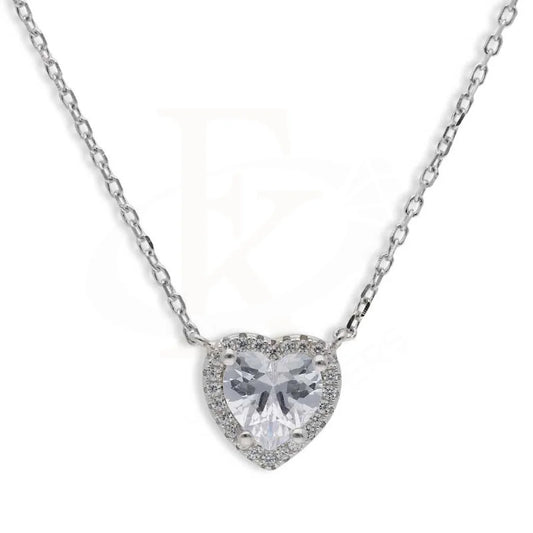 Sterling Silver 925 Heart Necklace - Fkjnklsl2952 Necklaces